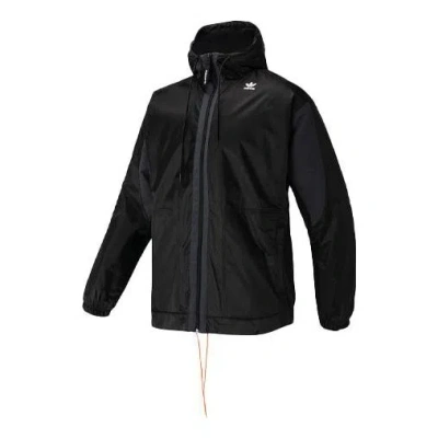 ADIDAS ORIGINALS adidas originals Pt3 Hd Pf Jkt Athleisure Casual Sports Windproof Wear-resistant Hooded Jacket Black