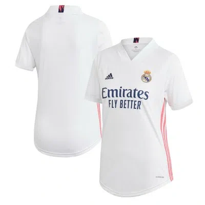 ADIDAS ORIGINALS REAL MADRID FOOTBALL HOME SHIRT TOP T-SHIRT SHORT SLEEVE 2020-21 ADIDAS WOMENS