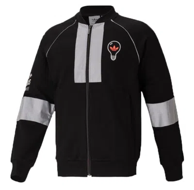 ADIDAS ORIGINALS adidas originals Reflective Splicing Sports Jacket Black