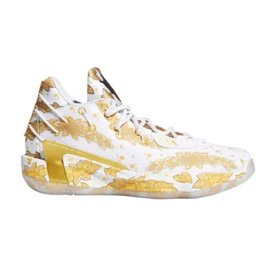 ADIDAS ORIGINALS RIC FLAIR X DAME 7 GCA 'WHITE GOLD METALLIC'