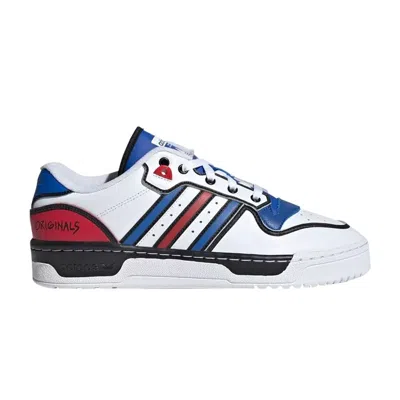 ADIDAS ORIGINALS RIVALRY LOW 'WHITE BLUE SCARLET'