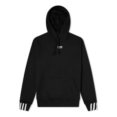 ADIDAS ORIGINALS adidas originals RYV Hoody Cuff Stripe Drawstring Black