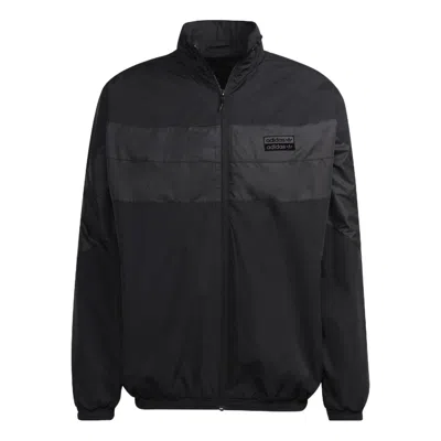 ADIDAS ORIGINALS adidas originals R.y.v. Tt Q4 Splicing Athleisure Casual Sports Jacket Black