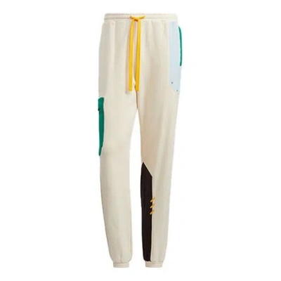 ADIDAS ORIGINALS adidas originals Series Contrasting Colors Drawstring Bundle Feet Sports Pants/Trousers/Joggers Crea
