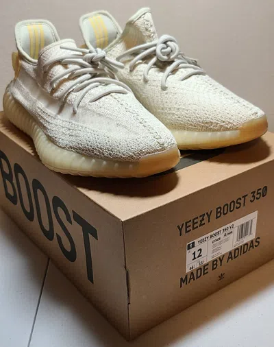 ADIDAS ORIGINALS SIZE 12 - YEEZY BOOST 350 V2 LIGHT GY3438 2021 BRAND