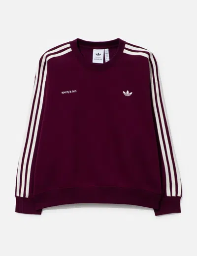 ADIDAS ORIGINALS SPORTY &AMP; RICH SWEATSHIRT