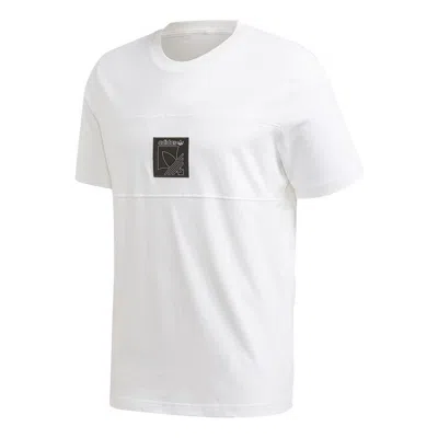 ADIDAS ORIGINALS adidas originals Sprt Icon Tee Casual Sports Round Neck Short Sleeve White