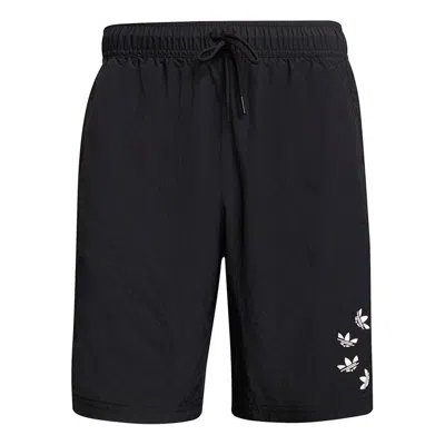 ADIDAS ORIGINALS adidas originals St Swimshort Casual Sports Breathable Lacing Shorts Black