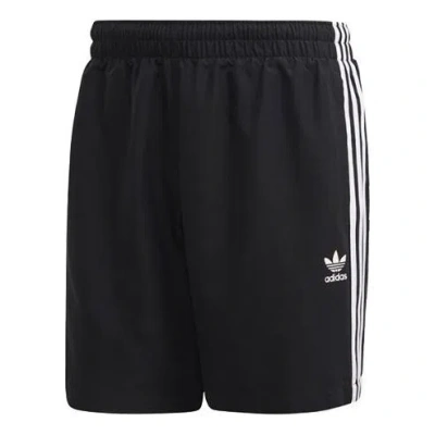 ADIDAS ORIGINALS adidas originals Stripe Woven Sports Shorts Black