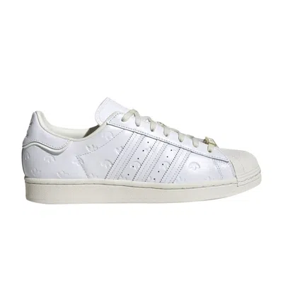 ADIDAS ORIGINALS SUPERSTAR 'ALLOVER DEBOSSED TREFOILS - WHITE'