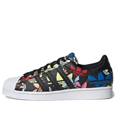 ADIDAS ORIGINALS adidas originals Superstar 'Allover Trefoil - Black Multi'