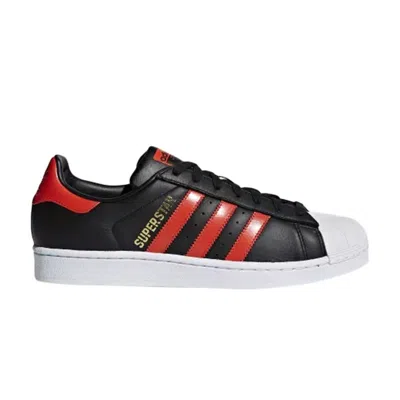 ADIDAS ORIGINALS SUPERSTAR 'BLACK BOLD ORANGE'