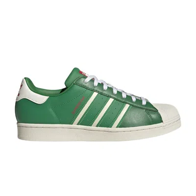 ADIDAS ORIGINALS SUPERSTAR 'GREEN OFF WHITE'