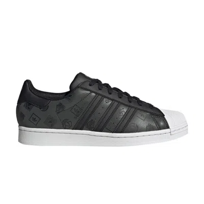 ADIDAS ORIGINALS SUPERSTAR 'MONOGRAM LOGO - BLACK'