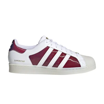 ADIDAS ORIGINALS SUPERSTAR 'RED COLOR-SHIFTING PRINT'