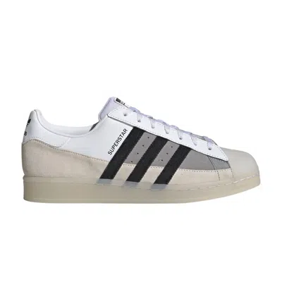 ADIDAS ORIGINALS SUPERSTAR 'WHITE LIGHT CHARCOAL'
