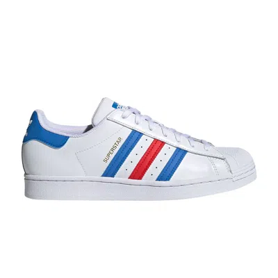 ADIDAS ORIGINALS SUPERSTAR 'WHITE TRUE BLUE RED'