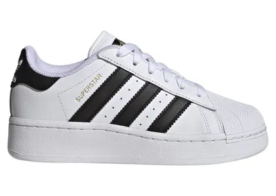 ADIDAS ORIGINALS SUPERSTAR XLG WHITE BLACK SNEAKERS IN CLOUD WHITE/CORE BLACK/GOLD METALLIC