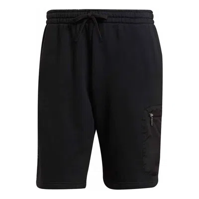 ADIDAS ORIGINALS adidas originals Tactical Short Metallic Zipper Cargo Pocket Sports Shorts Black