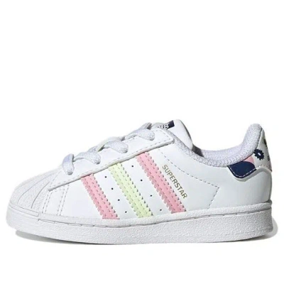 ADIDAS ORIGINALS (TD) adidas originals Superstar 'White Lime Pink'