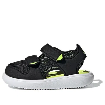 ADIDAS ORIGINALS (TD) adidas Water Sandal Ct I Sandal Black/Yellow/Green