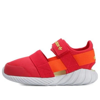 ADIDAS ORIGINALS (TD) Toddler/Baby adidas originals Doom Sandals Red