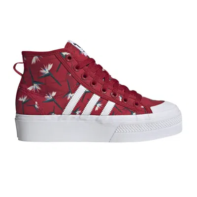 ADIDAS ORIGINALS THEBE MAGUGU X WMNS NIZZA PLATFORM MID 'BIRDS OF PARADISE'
