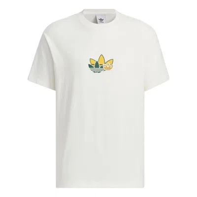ADIDAS ORIGINALS adidas Originals Trefoil Graphic T-Shirts 'White'