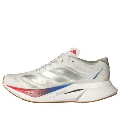 ADIDAS ORIGINALS (WMNS) adidas Adizero Boston 12 'Core White Matte Silver Pure Ruby'