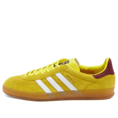 ADIDAS ORIGINALS (WMNS) adidas Gazelle Indoor Shoes 'Bright Yellow Burgundy'