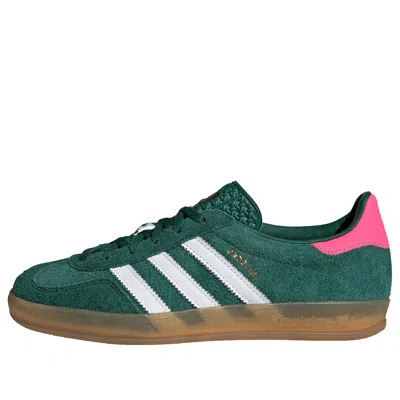 ADIDAS ORIGINALS (WMNS) adidas Gazelle Indoor Shoes 'Collegiate Green Pink'
