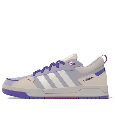 ADIDAS ORIGINALS (WMNS) ADIDAS NEO 100DB SHOES 'BEIGE PURPLE WHITE'