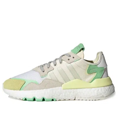 ADIDAS ORIGINALS (WMNS) adidas originals Nite Jogger 'White Yellow Green'