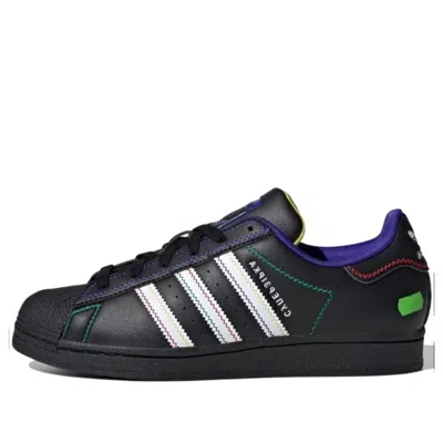 ADIDAS ORIGINALS (WMNS) adidas Superstar x KSENIASCHNAIDER 'Black Night Flash Green'