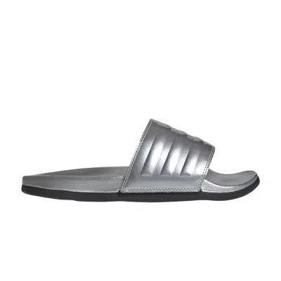 ADIDAS ORIGINALS WMNS ADILETTE COMFORT SLIDE 'SILVER METALLIC'