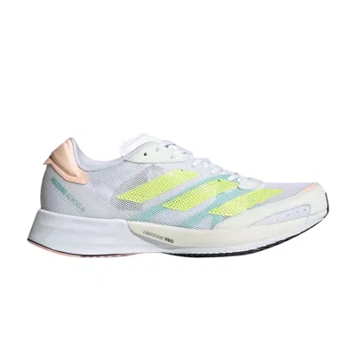 ADIDAS ORIGINALS WMNS ADIZERO ADIOS 6 'WHITE PULSE LIME'