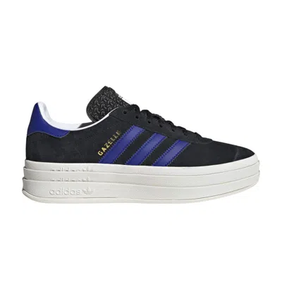 ADIDAS ORIGINALS WMNS GAZELLE BOLD 'BLACK LUCID BLUE'