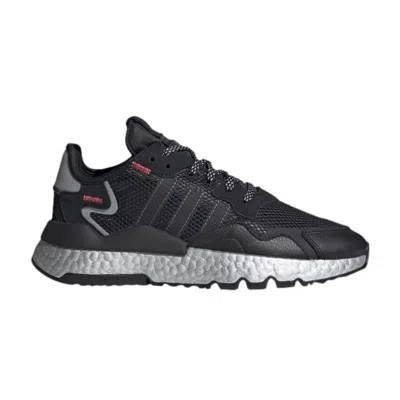 ADIDAS ORIGINALS WMNS NITE JOGGER 'BLACK SILVER METALLIC'