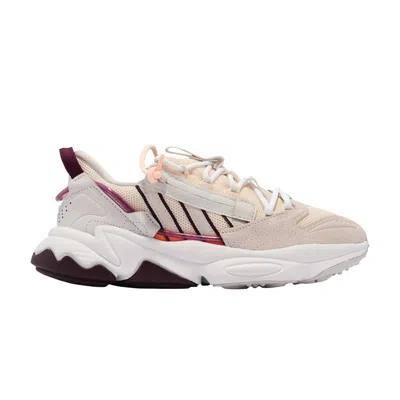 ADIDAS ORIGINALS WMNS OZWEEGO ZIP 'ECRU TINT MAROON'
