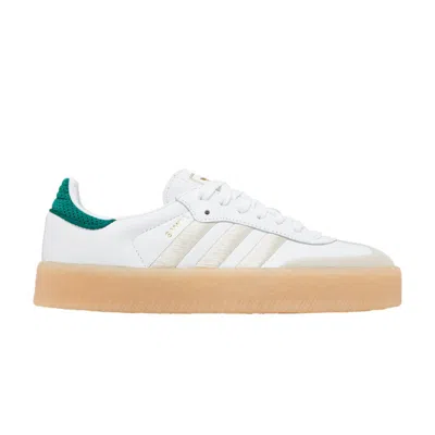 ADIDAS ORIGINALS WMNS SAMBAE 'OFF WHITE GREEN'