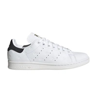 ADIDAS ORIGINALS WMNS STAN SMITH 'ALLOVER DEBOSSED TREFOILS - WHITE BLACK'