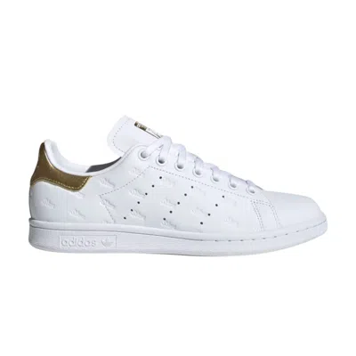 ADIDAS ORIGINALS WMNS STAN SMITH 'DEBOSSED LOGOS - WHITE METALLIC GOLD'