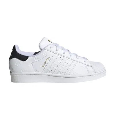 ADIDAS ORIGINALS WMNS SUPERSTAR 'ALLOVER DEBOSSED TREFOILS - WHITE BLACK'