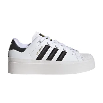 ADIDAS ORIGINALS WMNS SUPERSTAR BONEGA 'WHITE BLACK GOLD METALLIC'