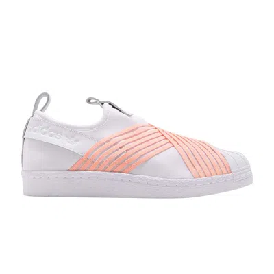 ADIDAS ORIGINALS WMNS SUPERSTAR SLIP ON 'CLEAR ORANGE'