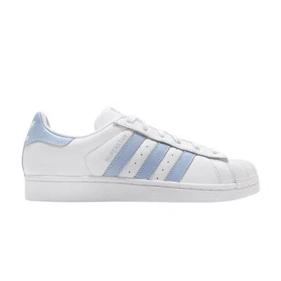 ADIDAS ORIGINALS WMNS SUPERSTAR 'WHITE GLOW BLUE'