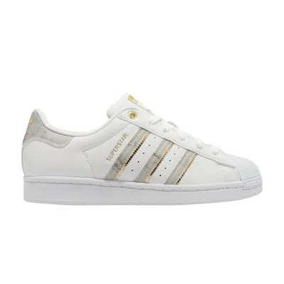 ADIDAS ORIGINALS WMNS SUPERSTAR 'WHITE GOLD METALLIC'