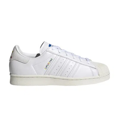 ADIDAS ORIGINALS WMNS SUPERSTAR 'WHITE RAINBOW LOGO'
