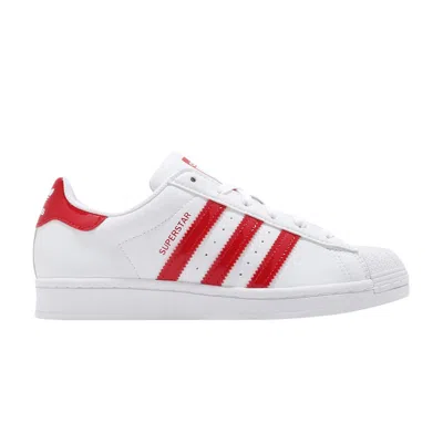 ADIDAS ORIGINALS WMNS SUPERSTAR 'WHITE SCARLET'