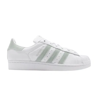 ADIDAS ORIGINALS WMNS SUPERSTAR 'WHITE VAPOUR GREEN'